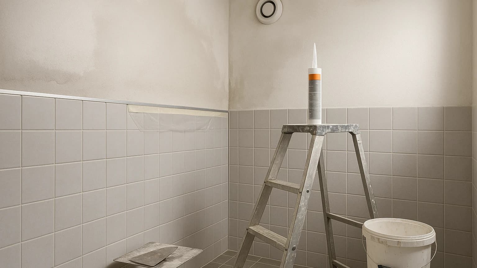 Stucwerk in de badkamer: 6 fouten die vocht en schimmel geven